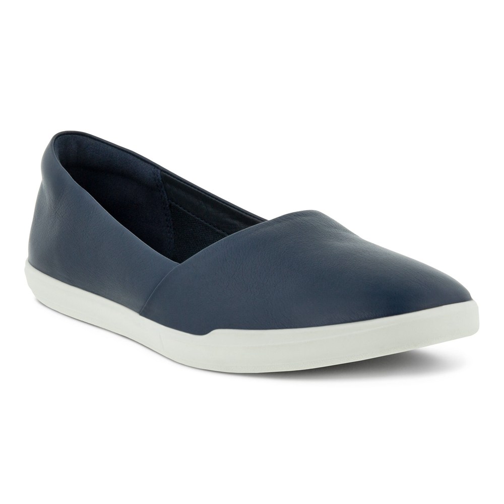 ECCO Womens Loafer Navy - Simpil - NTU-748209